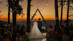 Villa Vezzane: casamento no pôr do sol